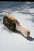 Boar Bristle Hair Styling Bamboo Brush