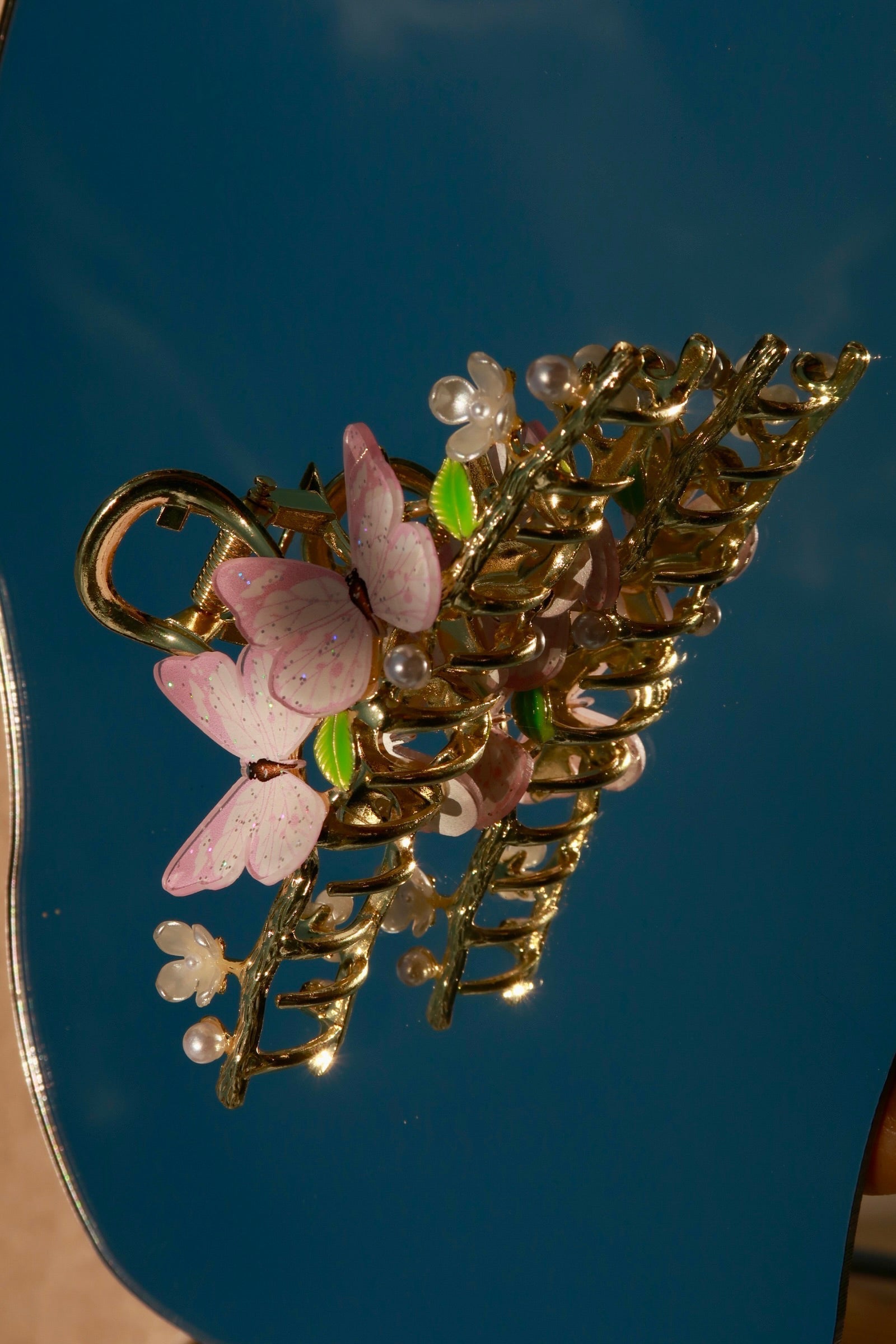 Butterfly Metal Hair Claw Clip