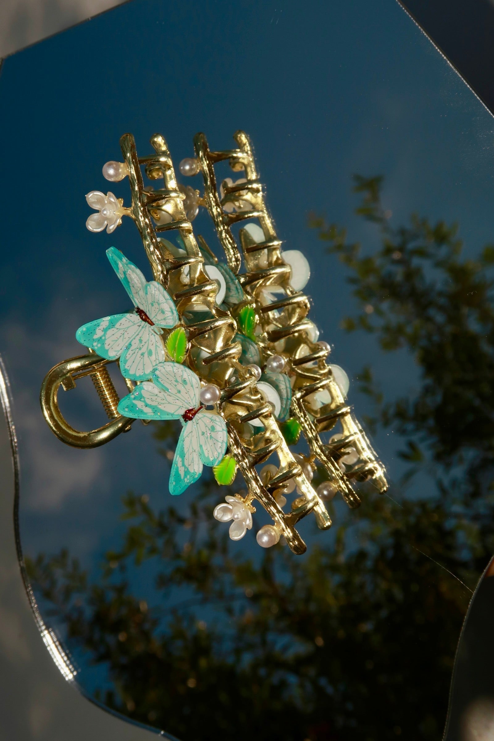 Butterfly Metal Hair Claw Clip