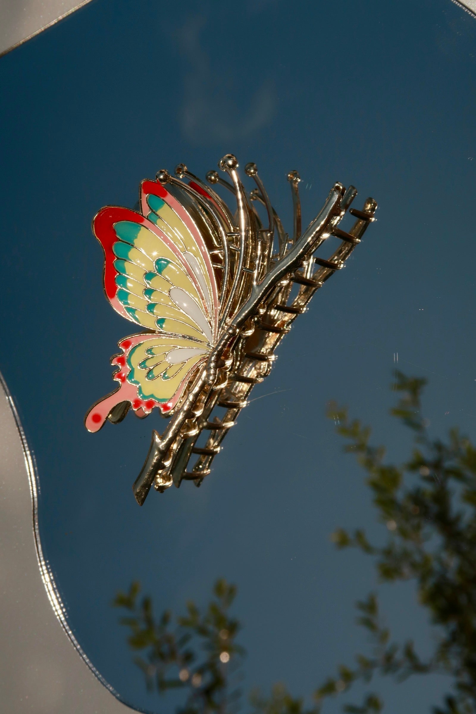Butterfly Metal Hair Claw Clip