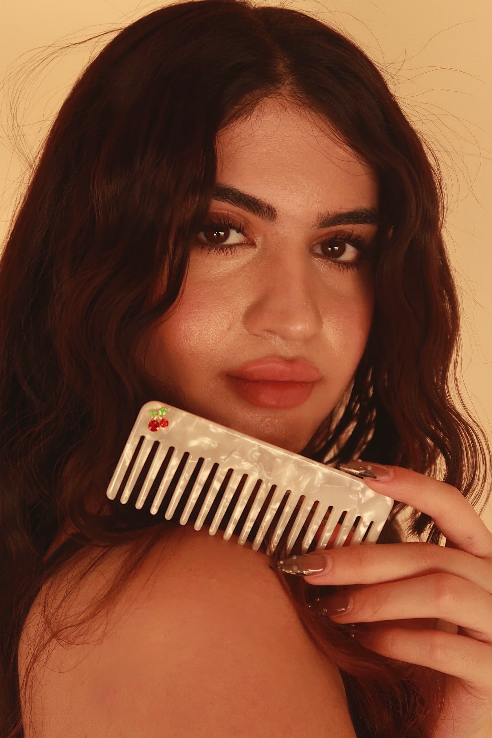 MORA Marble Texture Hair Comb