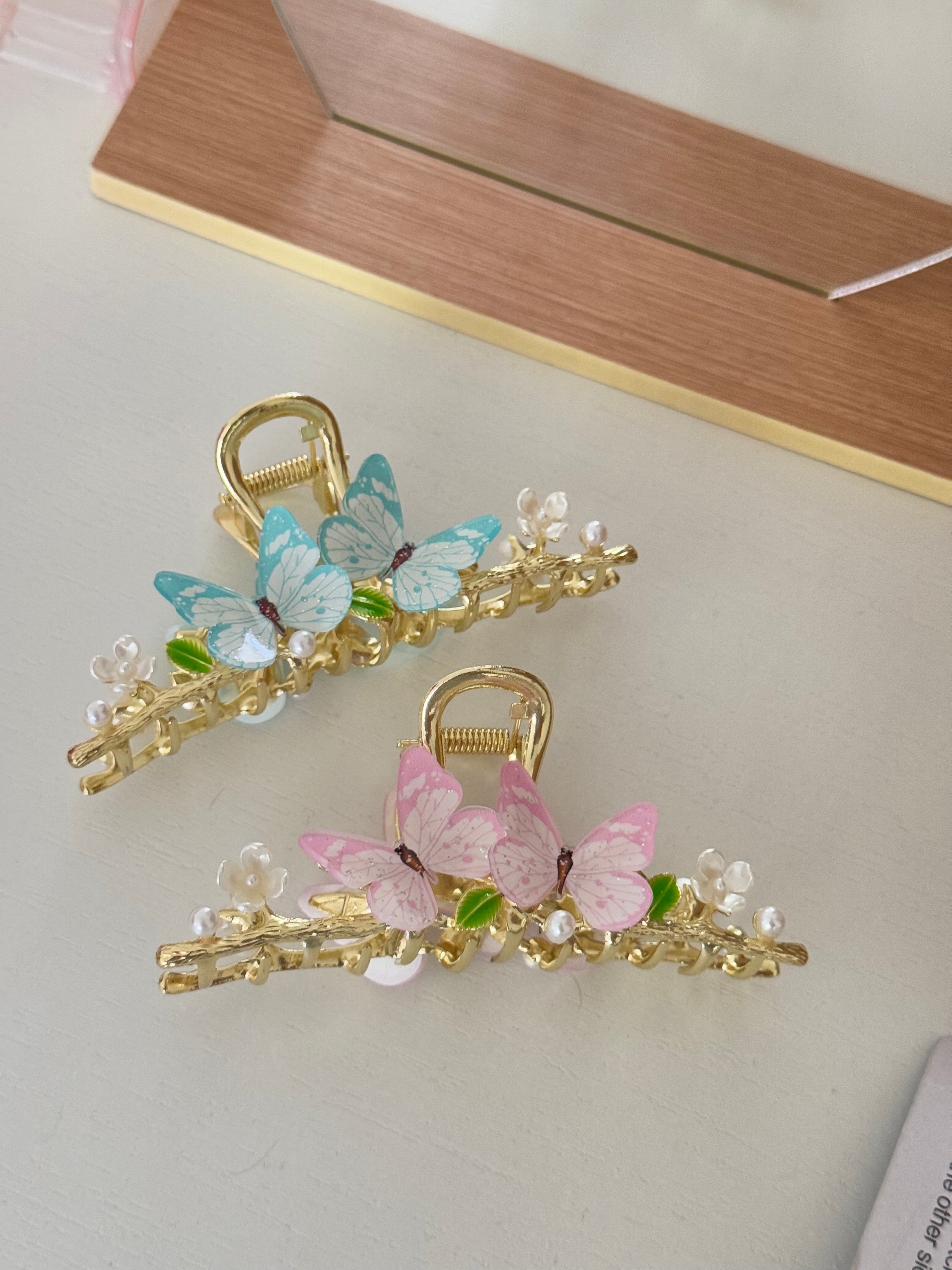 Butterfly Metal Hair Claw Clip