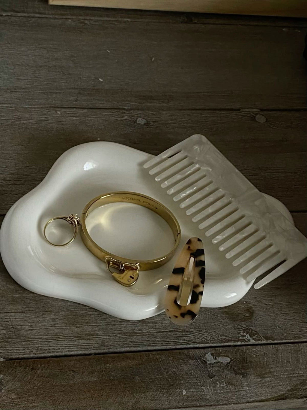 MORA Marble Texture Hair Comb