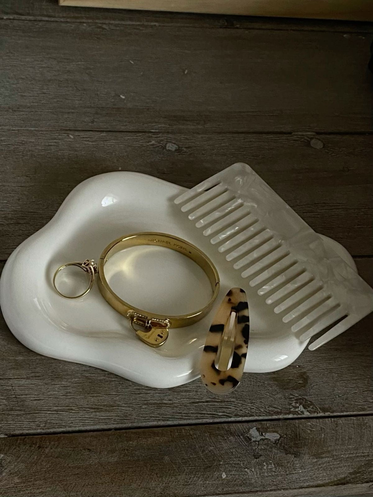 MORA Marble Texture Hair Comb