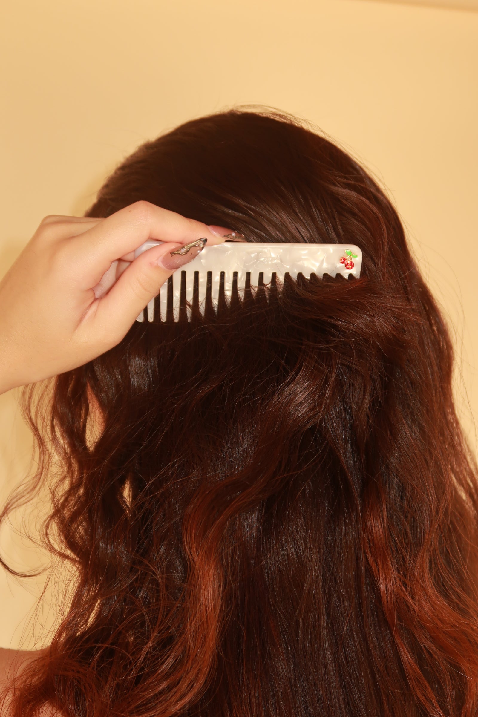 MORA Marble Texture Hair Comb
