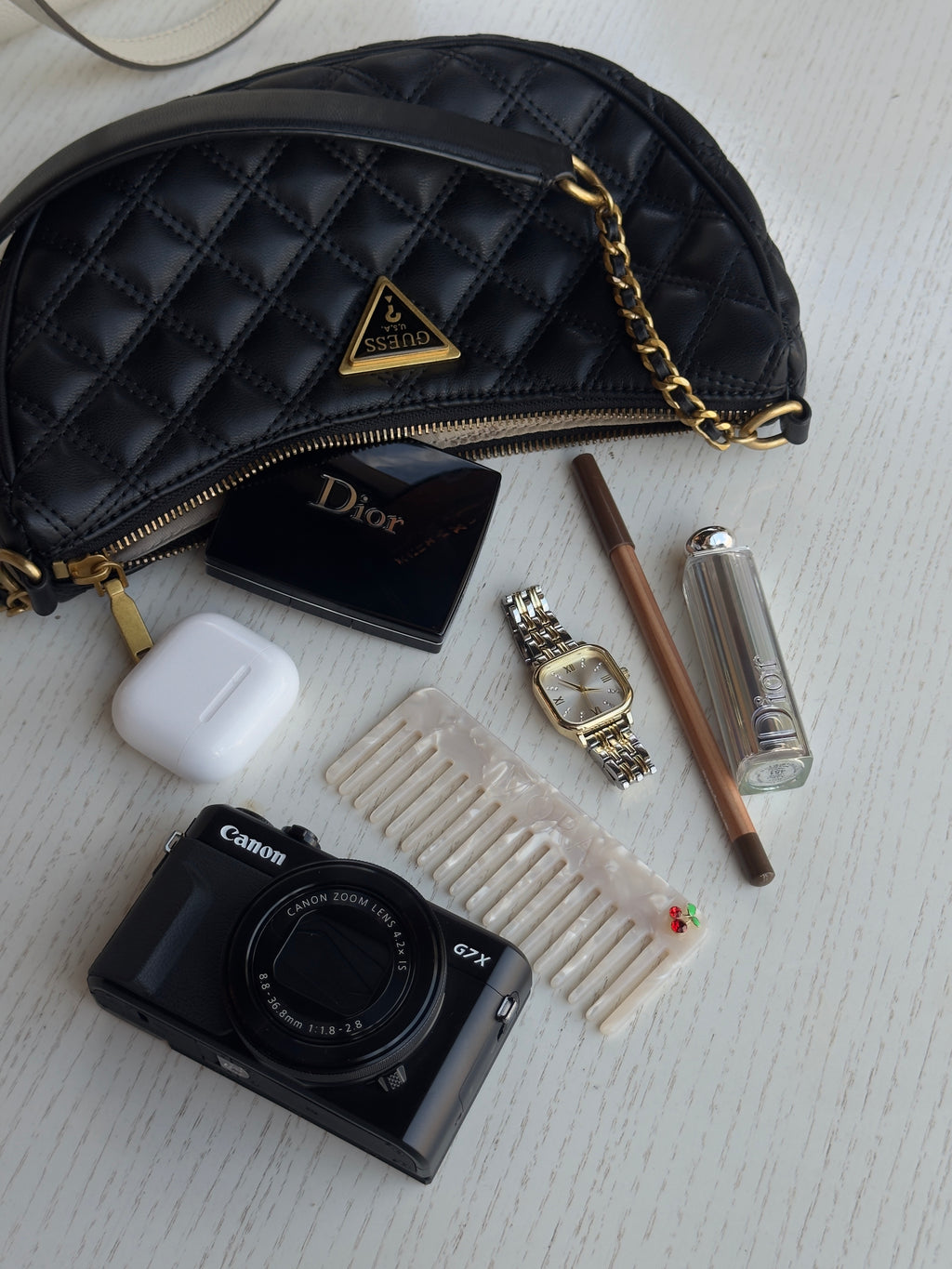 MORA Marble Texture Hair Comb