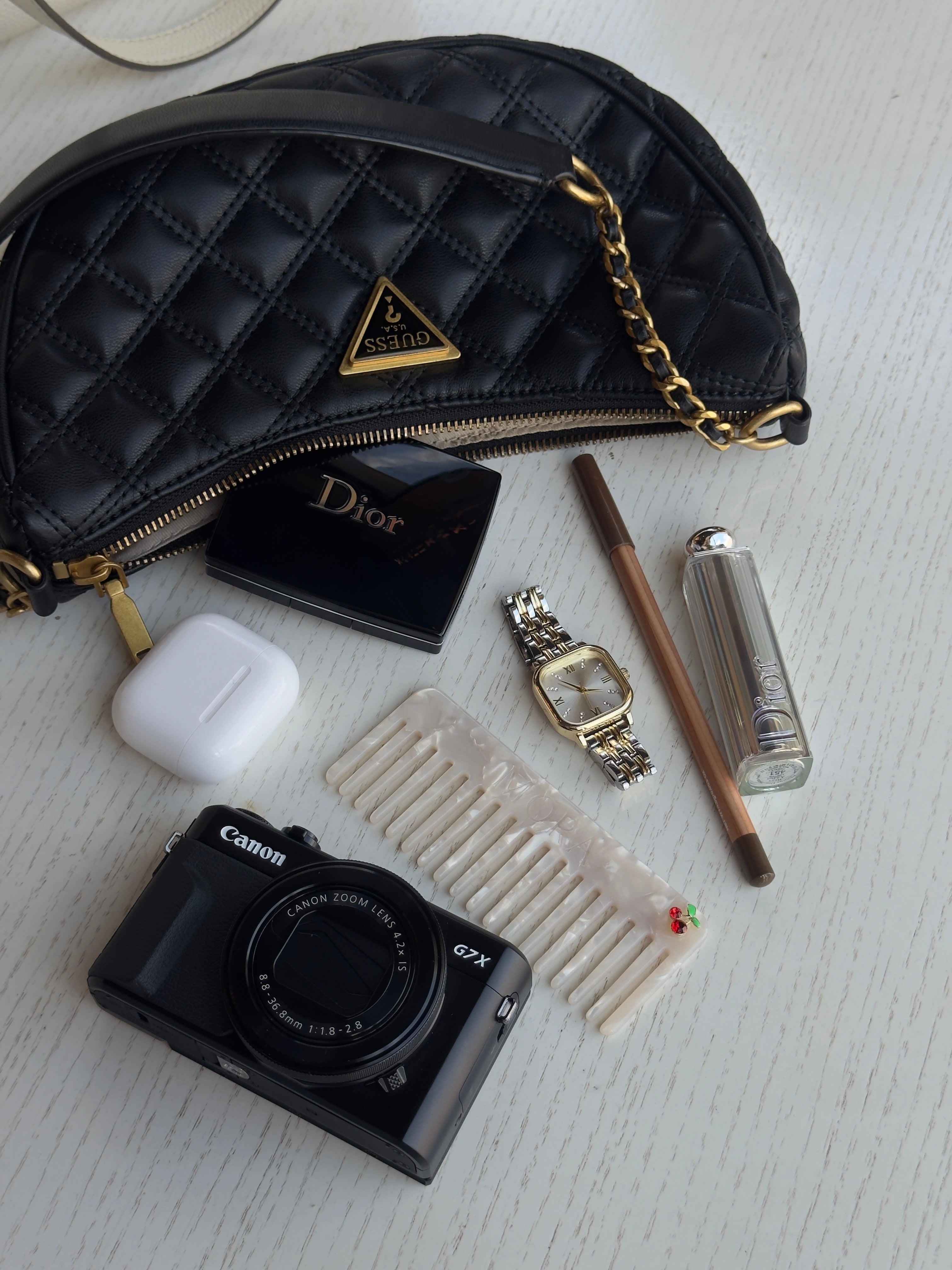 MORA Marble Texture Hair Comb